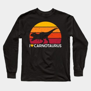 I Love Carnotaurus Long Sleeve T-Shirt